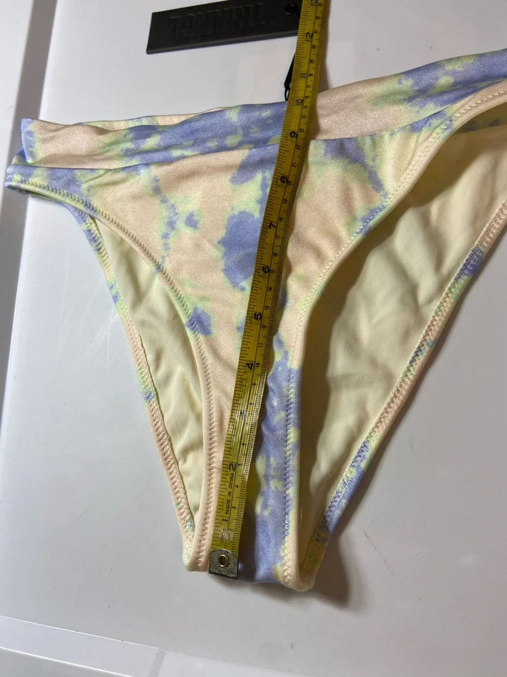 NWT New Triangl Swimwear Pastel Tie-Dye Bikini Bottoms Large L